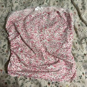 shein floral tube top
